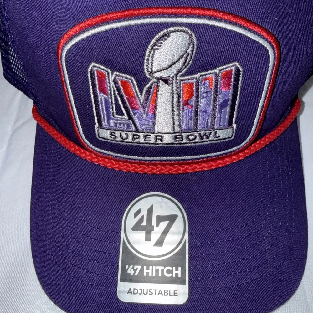 49ers /Chiefs New Era Super Bowl LVIII Las Vegas Purple Snapback  One Size